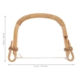 thumbnail image 2 of FUTUREORYY Teapot Grip Kettle Handle Replacements Wood Light Yellow 1Set, 2 of 8