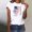 White, variant on SOOMLON Red White and Blue Basic Tees for Women Sunflower Patriotic Shirts Crew Neck Usa Flag Tops Short Sleeve Lightweight T-Shirt Fitted Tee Blouse Outfits