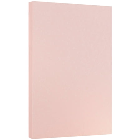 JAM Paper Parchment Legal Paper, 8.5 x 14, 500 per Pack, 24lb Pink Recycled