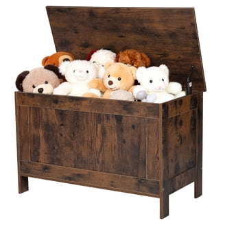 KidKraft Nantucket Wood Storage Bench with Three Bins, White