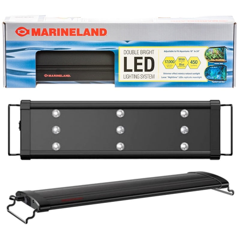 Marineland Advanced / Double Bright LED Lighting System NEW with Timer