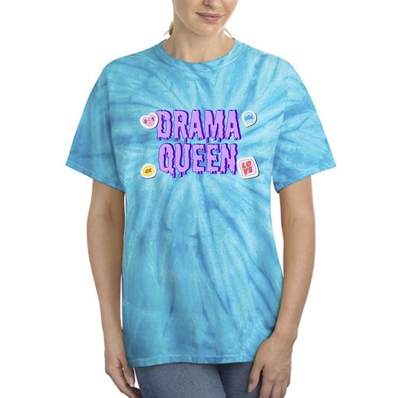 Drama Queen Teen Stickers Tie Dye Cyclone Women -Image by Shutterstock, Female Large