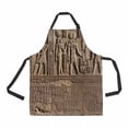 thumbnail image 1 of YUSDECOR vintage Egypt Unisex Adjustable Bib Apron with Pockets for Commercial Restaurant and Home Kitchen Use, 1 of 2