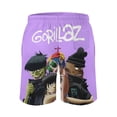 thumbnail image 3 of Gorillaz Men's Swim Trunks Board Shorts Drawstring Elastic Waist Quick Dry Swimsuits Beach Shorts with Pockets XL, 3 of 8