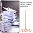 thumbnail image 5 of KAKOWELY metal bill fork 5pcs Durable Metal Menu Insert Holder For Restaurants Receipts Organizer Receipt Spike Bill Holder Convenient Bills Holder Multipurpose Check Holder Receipt Holder, 5 of 5