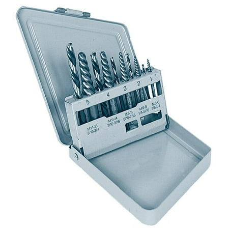 

Champion Cutting Tool Left Hand Screw Extractor Drill Set