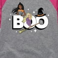 thumbnail image 3 of Barbie - Boo Barbie Girls - Toddler And Youth Girls Raglan Graphic T-Shirt, 3 of 4