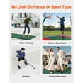 thumbnail image 4 of VEVOR Dryland Tiles for Hockey Floor Mat, 12 x 12 in 8 Pcs Interlocking Versatile Training Surface, Dance Floor Tiles, Hockey Training Equipment Board for Shooting (Blue, 8 sq. ft/Box), 4 of 9