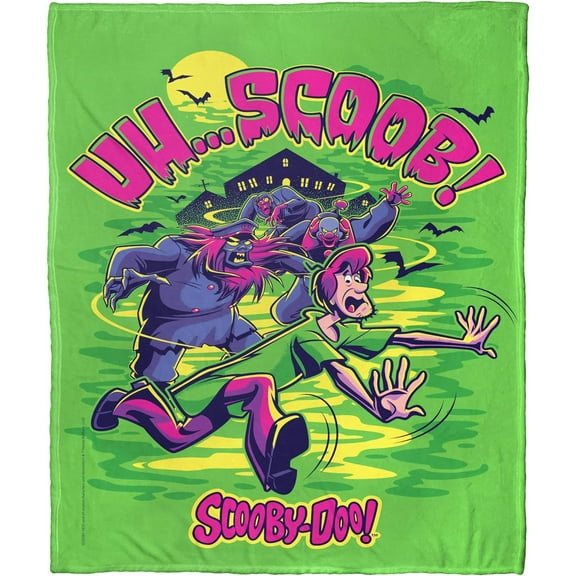 Scooby-Doo Blanket Soft Cozy Flannel Warm Throw Blanket Unique Gifts Room Decor Blanket 40"x30"