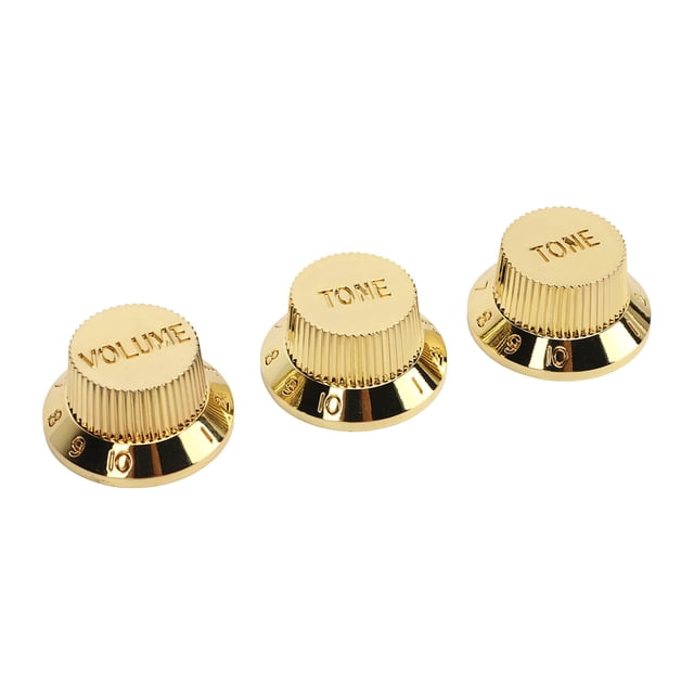 Perilla de potenciómetro de guitarra, 3 piezas de volumen de bajo eléctrico, piezas de guitarra eléctrica, perilla de volumen de bajo eléctrico, rendimiento probado