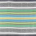 thumbnail image 3 of Manta mexicana grande Airooglee, 175 x 130 cm, azul y verde, 3 of 6