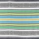 thumbnail image 3 of Manta mexicana grande Airooglee, 175 x 130 cm, azul y verde, 3 of 6
