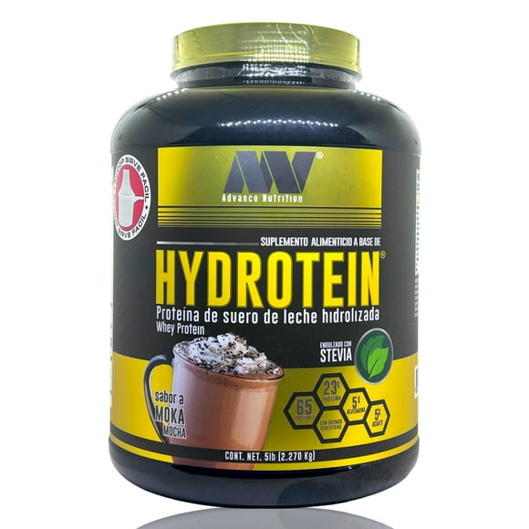 Hydrotein 100% Whey Protein Hydrolizada Moka 5 Lbs Advance Nutrition. Advance ADVHYDROMOKA