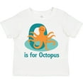 thumbnail image 3 of Inktastic O is for Octopus Monogram Boys or Girls Toddler T-Shirt, 3 of 5
