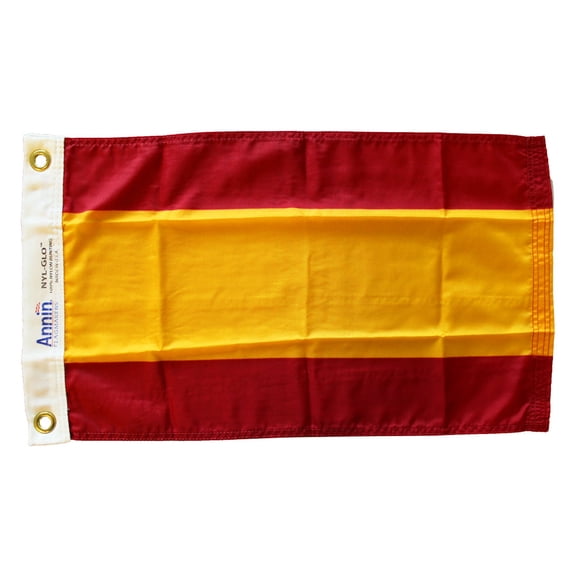 Spain - 12"X18" Nylon Flag (Civil)