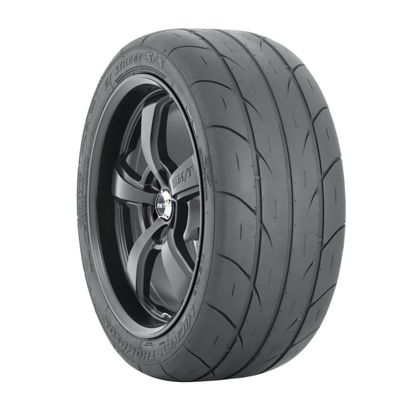 Mickey Thompson Tires Tire 255612 ET Street S/S; P275 x 50R15 Metric /26 x 11.50R15 Non Metric; Street Use; Steel Belted; Radial; Black Sidewall; Tubeless; Directional Tread Design; Limited Warranty