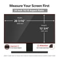 thumbnail image 2 of Pozlle 24 Inch Computer Privacy Screen Shield for 16:10 Widescreen Desktop Monitor - Anti-Glare Blue Light Privacy Filters and Anti Spy Privacy Screen Protector Film[10 Pack], 2 of 5