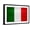 Black Frame, variant on Art.com Italy Flag Design with Wood Patterning - Flags of the World Series Stretched Canvas Print Wall Art by Philippe Hugonnard, 18" x 12"