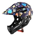 thumbnail image 4 of Casco de bicicleta para niños con luz, moderno y portátil, con protección para barbilla, ideal para en patineta, montar en bicicleta y otros Universo, 4 of 8