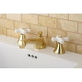 thumbnail image 3 of Kingston Brass Cross-Handle Polished Brass Widespread Bathroom Faucet, 3 of 3