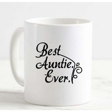 

Large Coffee Mug Best Auntie Ever Niece Family Sister Aunt Ceramic Coffee Mug 15 oz Funny Gifts for women or men