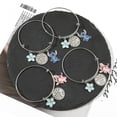 thumbnail image 4 of Disney-pulsera de película animada Lilo & Stitch para niña, brazalete con colgante de esmalte de puntada rosa, accesorios de joyería, regalos, 4 of 5
