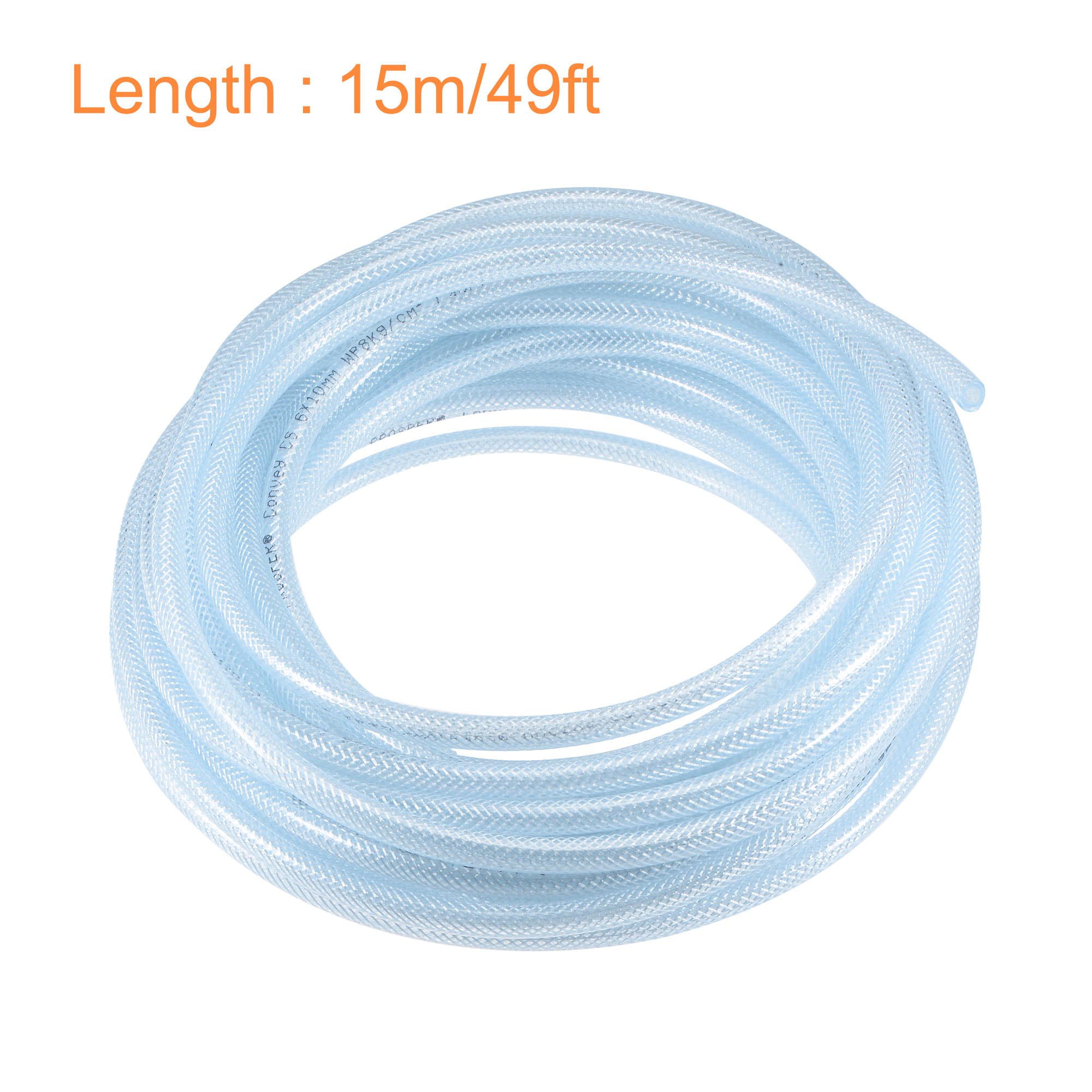 5Metres of High Pressure Gas Fuel Oil Injection Line Braid Tubing 10mm I/D Hose 
