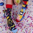 thumbnail image 2 of SPOX SOX - Mens & Ladies Mismatched Novelty Odd Socks - Party, 2 of 2