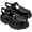 Black, variant on Melissa Possession Platform Jelly Sandals for Women â Classic Fisherman-Style Platform with Adjustable Ankle Strap, Lightweight EVA Sole, and Non- Traction