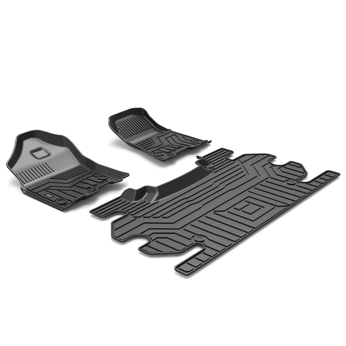For Audi Q7 2016-2019 2020 2021 Black TPE Custom Floor Mats Liners All Seasons