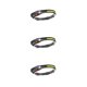 thumbnail image 1 of Sonducket Faro de silicona portátil IPX4 impermeable alimentado por COB XPE 200lm 3w pesca Camping faro blanco rojo iluminación Type1 NO1 Sonducket CBP444589, 1 of 6