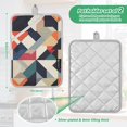 thumbnail image 6 of Yayeee Pot Holders Kitchen Heat Resistant with Pocket 7"x9.8" Cotton Oven Cooking Hot Pads, Geometric Pattern, 6 of 7
