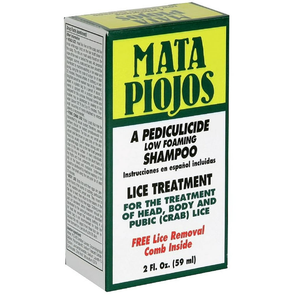 Mata Piojos Lice Shampoo 2 oz (Pack of 2)