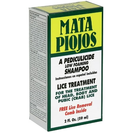 2 Pack - Mata Piojos Lice Shampoo 2 oz