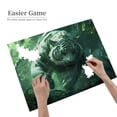 thumbnail image 2 of 500-Piece Wooden Jigsaw Puzzle for Adults - White Tiger Jungle Ambush , Fun & Relaxing Interlocking No-Dust Puzzle for Family, Home Decor & Holiday Gifts, 2 of 7
