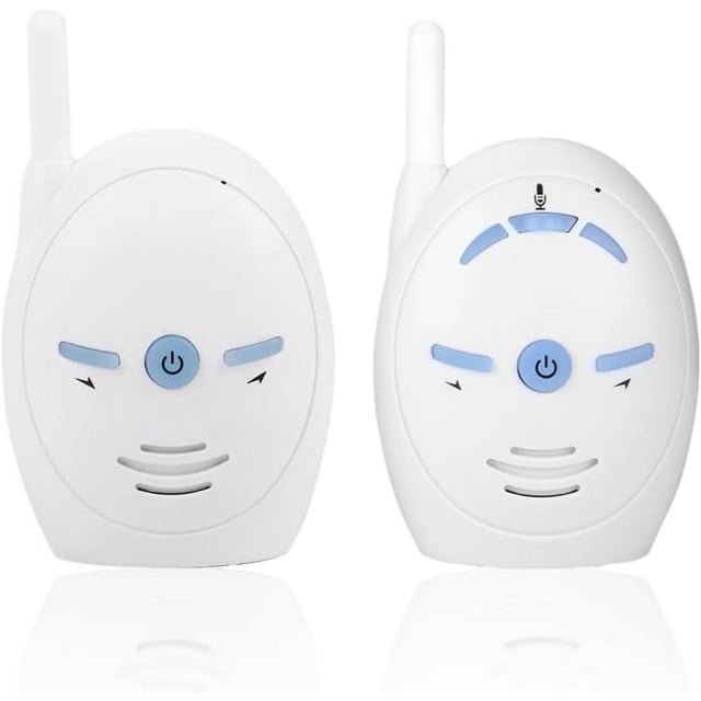 Monitor de bebé con audio, monitor de bebé con audio digital inalámbrico, intercomunicador para niñera, alarma electrónica, intercomunicador bidireccional y de conversación