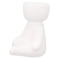 thumbnail image 1 of Maceta DIY Mini Lindo Humanoide Cerámica Blanca Soporte para Plantas para el Hogar Flores Suculentas Adorno Decoración Regalo, 1 of 14