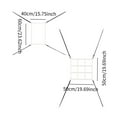 thumbnail image 2 of Baoblaze 2 Pieces Strike Zone Target for Baseball Softball Net Accuracy Training Practice White, 2 of 8