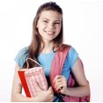 thumbnail image 5 of Estuche portátil de lona de gran capacidad para niñas, estuche escolar impermeable con asa para útiles universitarios, rosa, 5 of 5