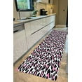 thumbnail image 2 of Salon Decor Rugs, Cool Rugs, Car Mat Rug, Modern Rugs, Animal Pattern Rugs, Office Rug, Pink Leopard Rugs, Accent Rug, Wedding Rug, 2.6'x6.5' - 80x200 cm, 2 of 7