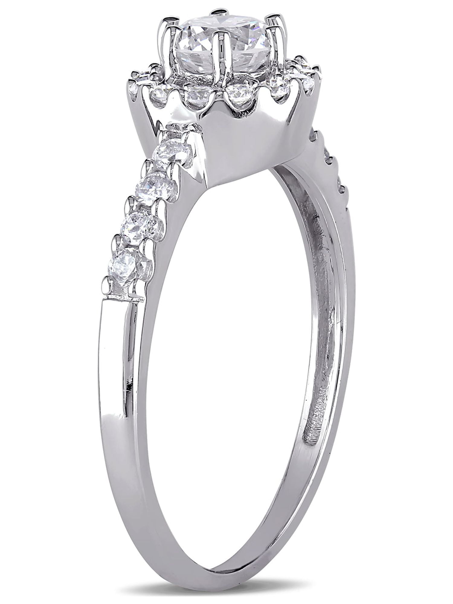 Everly Women's Diamond White Gold Engagement Ring
