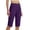 #06 Purple 【Mix & Match: Stock Up on Your Favorite Colors】, variant on Women's Soft Stretchy Mid Waist Yoga Pants for Women, Tummy Control Workout Joggers, Slim Fit Athletic Leggings for Training, Running, Hiking, Lounge Casual, Comfortable Sport