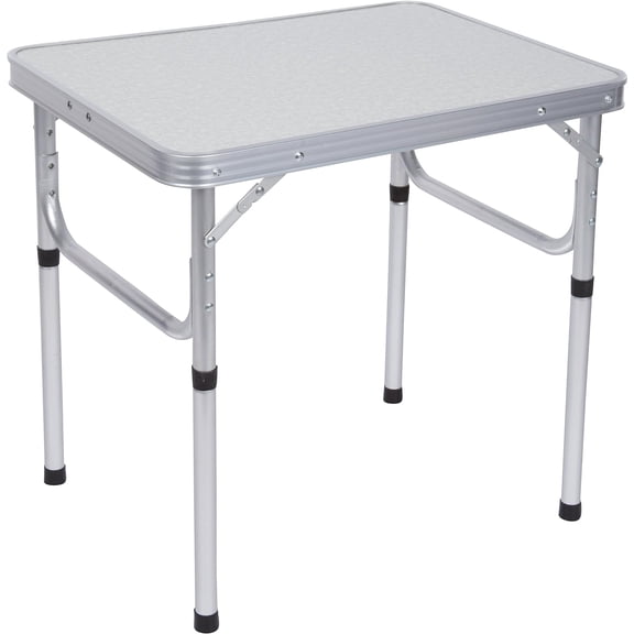 Aluminum Portable Folding Camp Table With Carry Handle - By , White