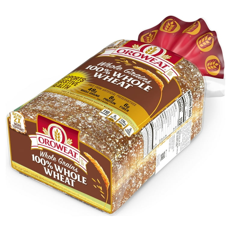 Oroweat Whole Wheat Bread Nutrition