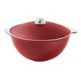 thumbnail image 4 of KUKMARA Cast Aluminum Asian Cauldron with Lid 12.7 Qt (12 L) Aluminum Kazan for Making Pilaf Dutch Oven Pot Camping Cookware Kitchen Pot Aluminum Caldero, Red, 4 of 4