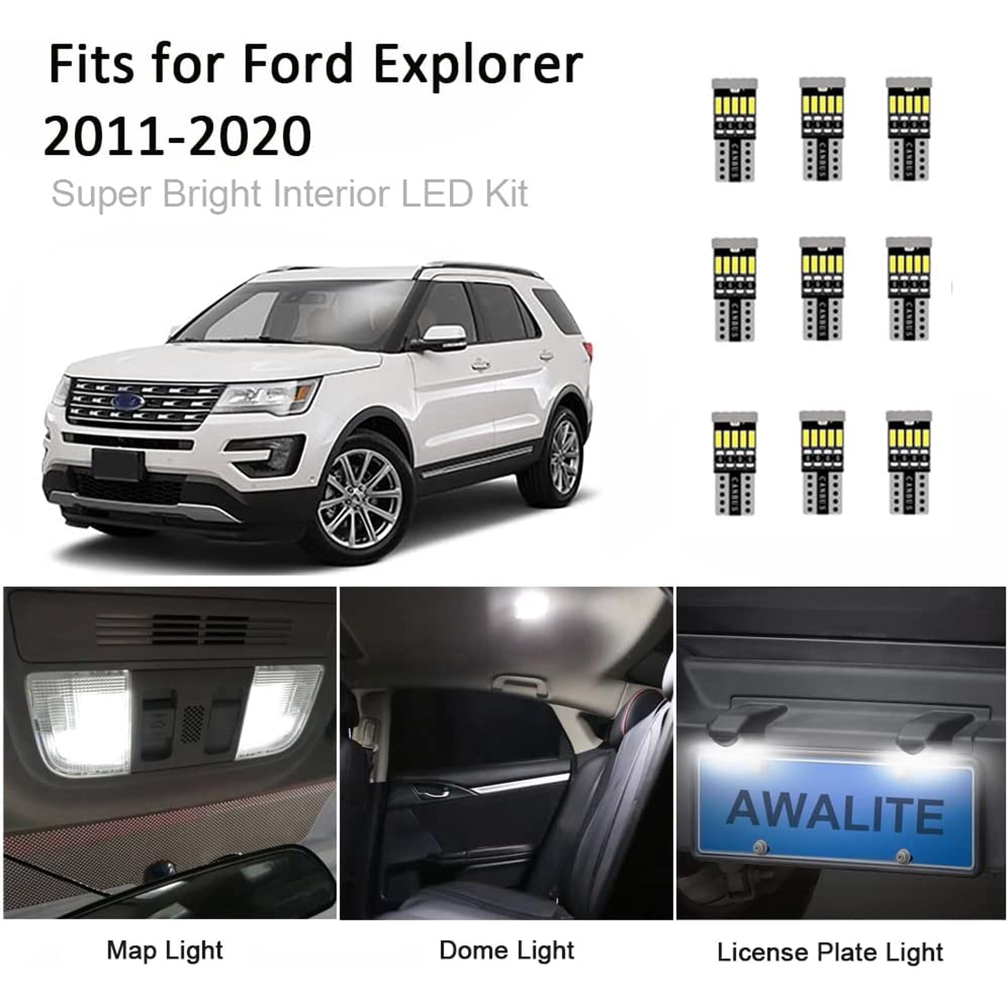 2017 Ford Explorer Xlt Interior Lights | Shelly Lighting