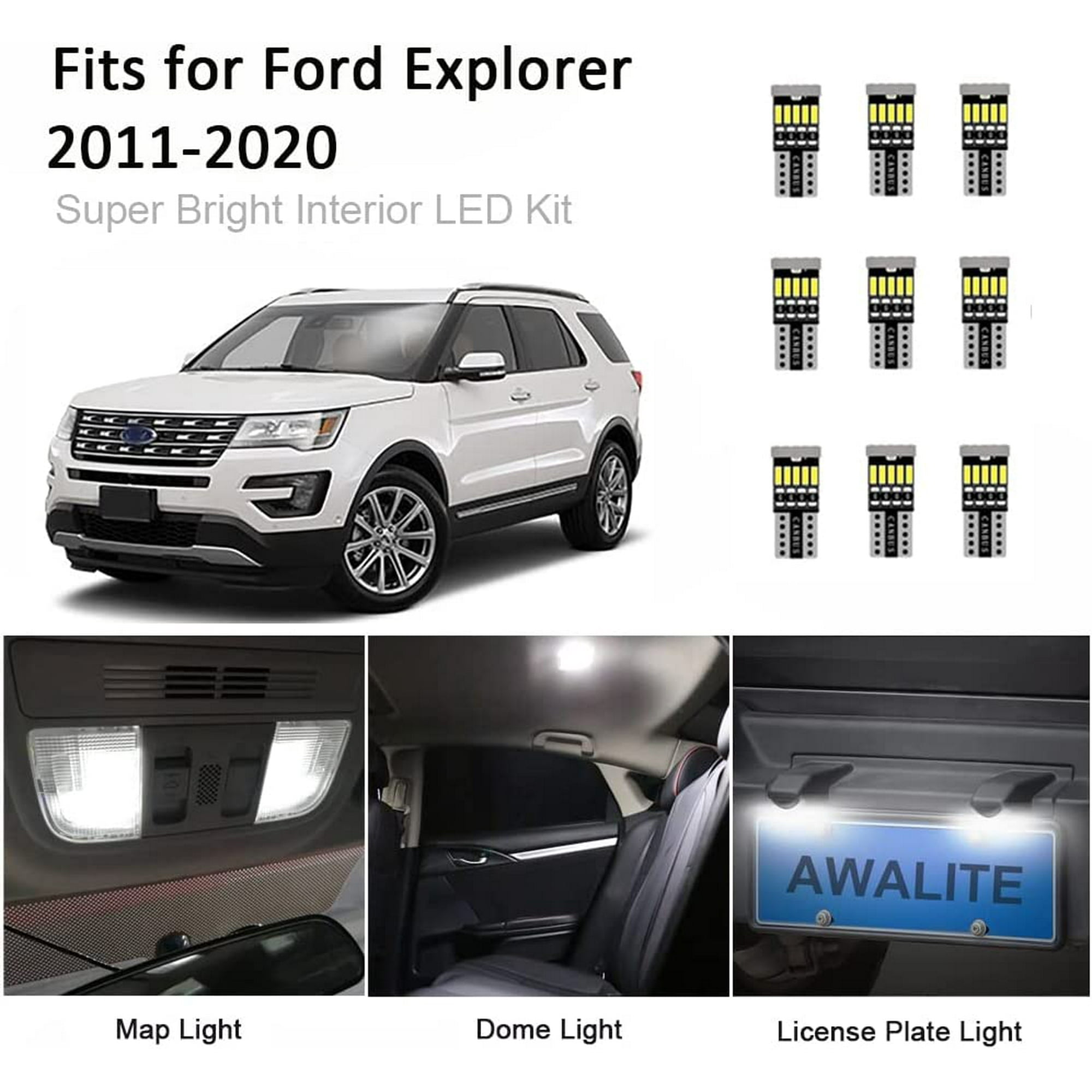 2017 Ford Explorer Xlt Interior Lights | Shelly Lighting