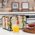 thumbnail image 5 of KLL African Women Print 4 Slice Toaster Dust Covers Kitchen Small Appliance Cover with 2 Pockets,Can hold Jam Spreader Knife & Toaster Tongs (12.4 x 10.6 x 8.2), 5 of 6