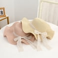 thumbnail image 3 of SikaFu New Lace Ribbon Straw Hat Lady Fashion Temperament Bow Hats Simple Seaside Lace Sun Hat, 3 of 6