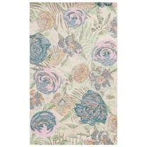 SAFAVIEH Blossom Fechin Floral Area Rug, Green/Pink, 8' x 10'